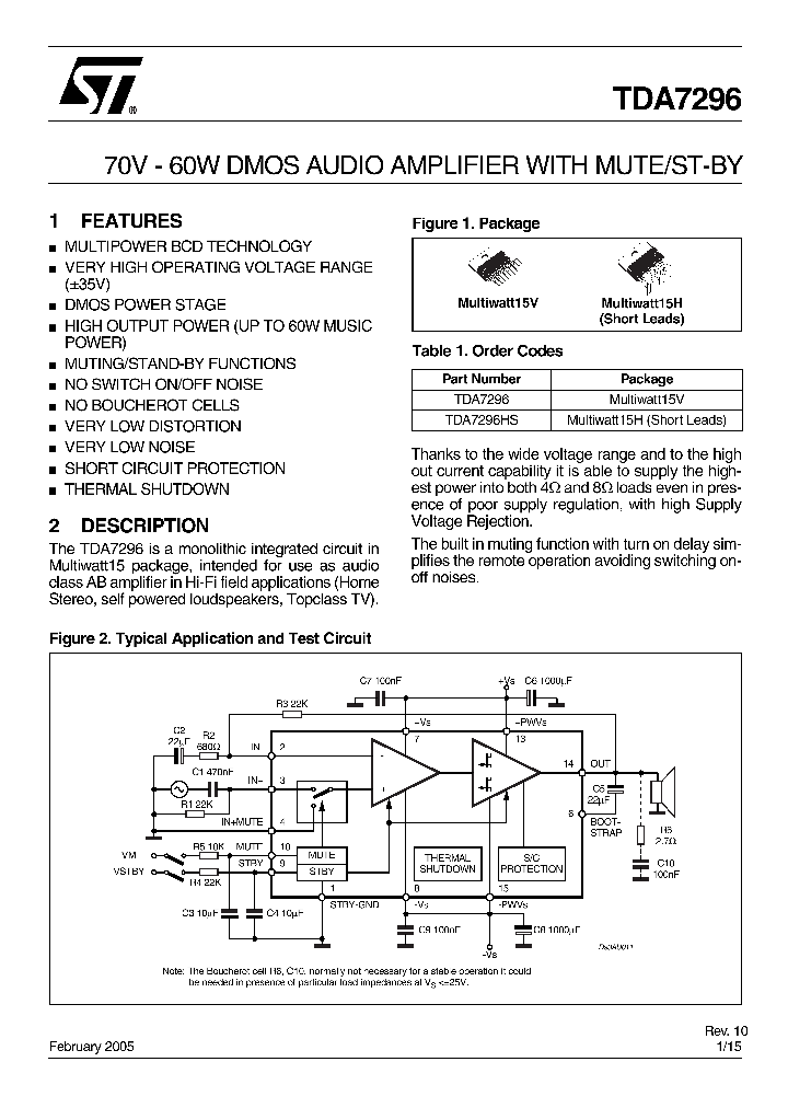 TDA7296HS_4268391.PDF Datasheet