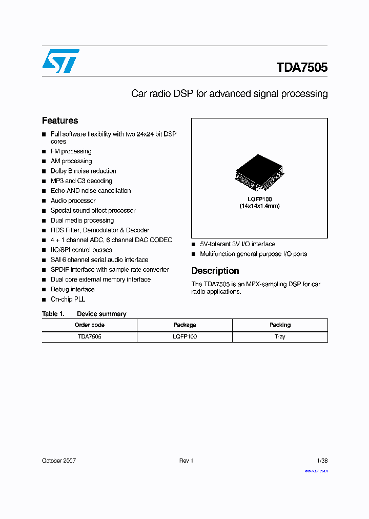 TDA7505_4247552.PDF Datasheet