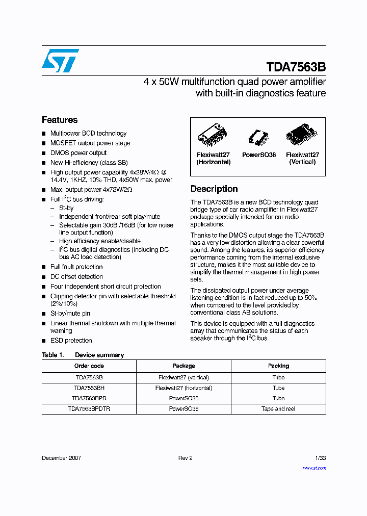 TDA7563B_4242663.PDF Datasheet