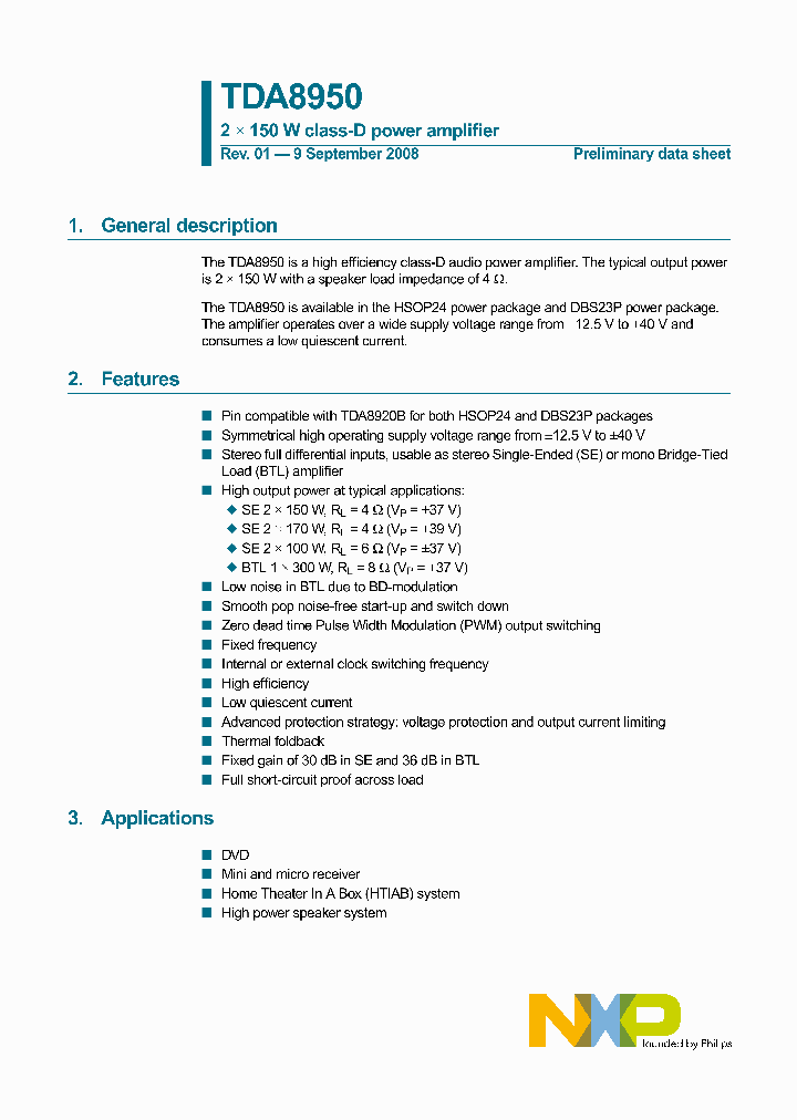 TDA8950_4271787.PDF Datasheet