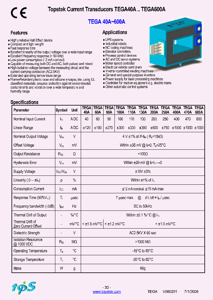 TEGA110A_4204213.PDF Datasheet