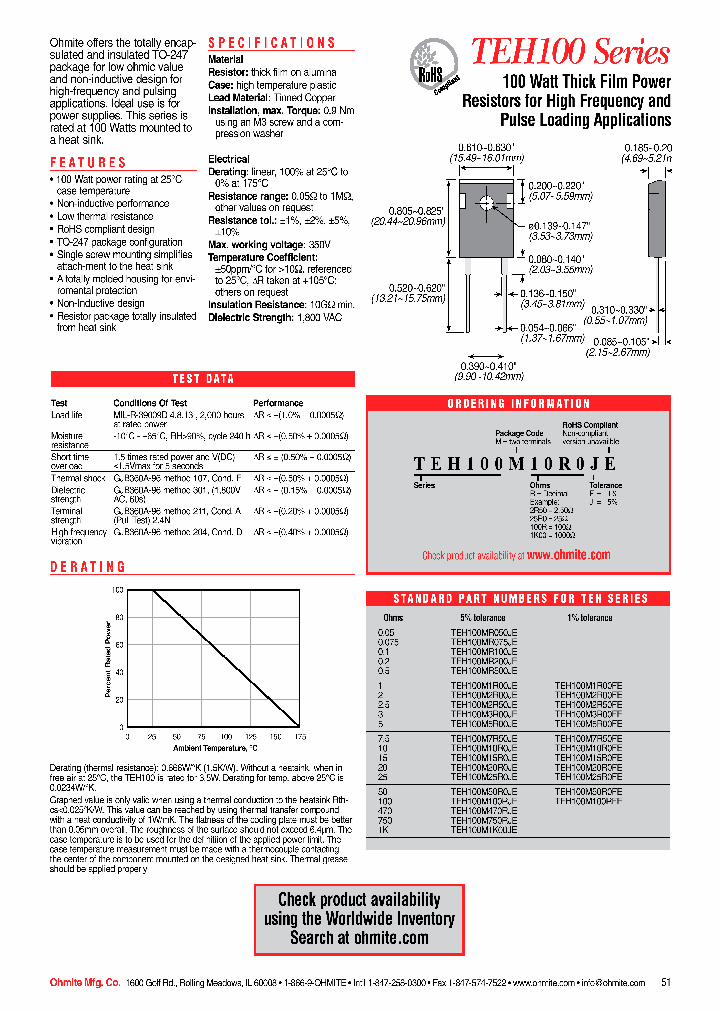 TEH100M5R00FE_4655697.PDF Datasheet
