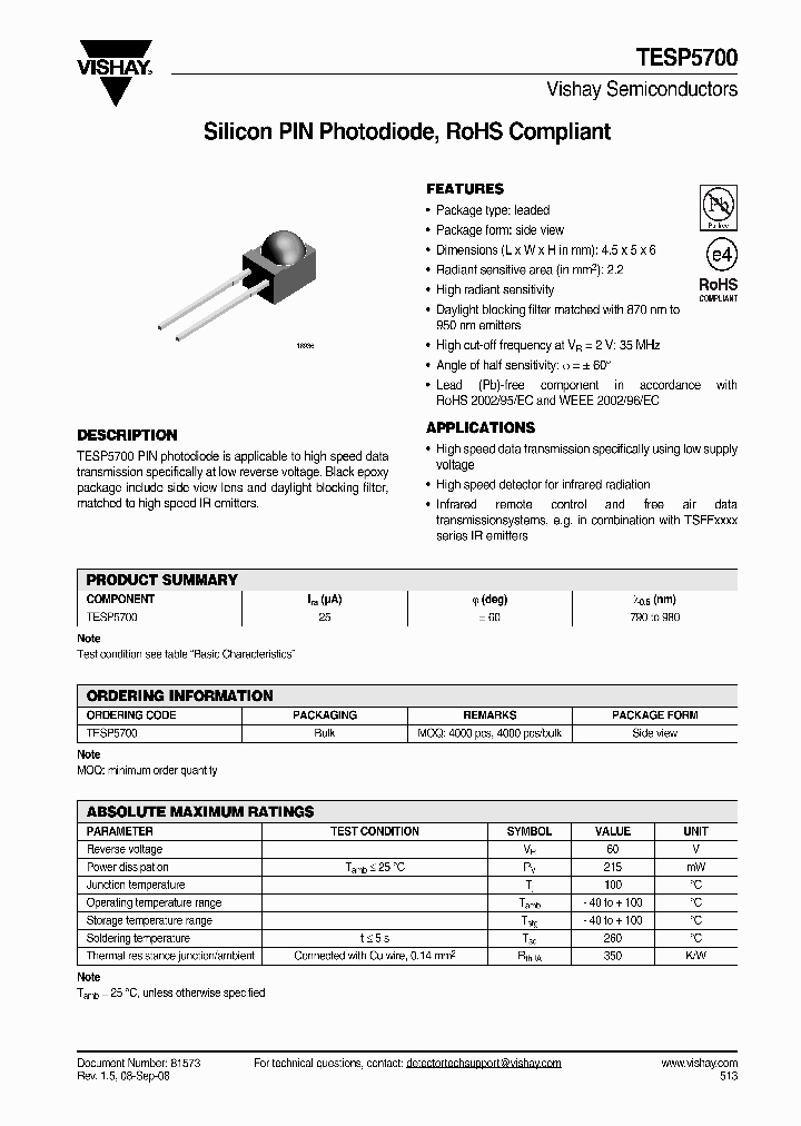 TESP5700_4253791.PDF Datasheet