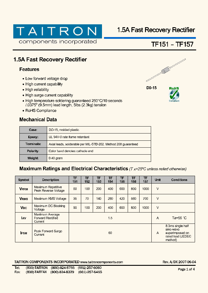 TF151_4322898.PDF Datasheet