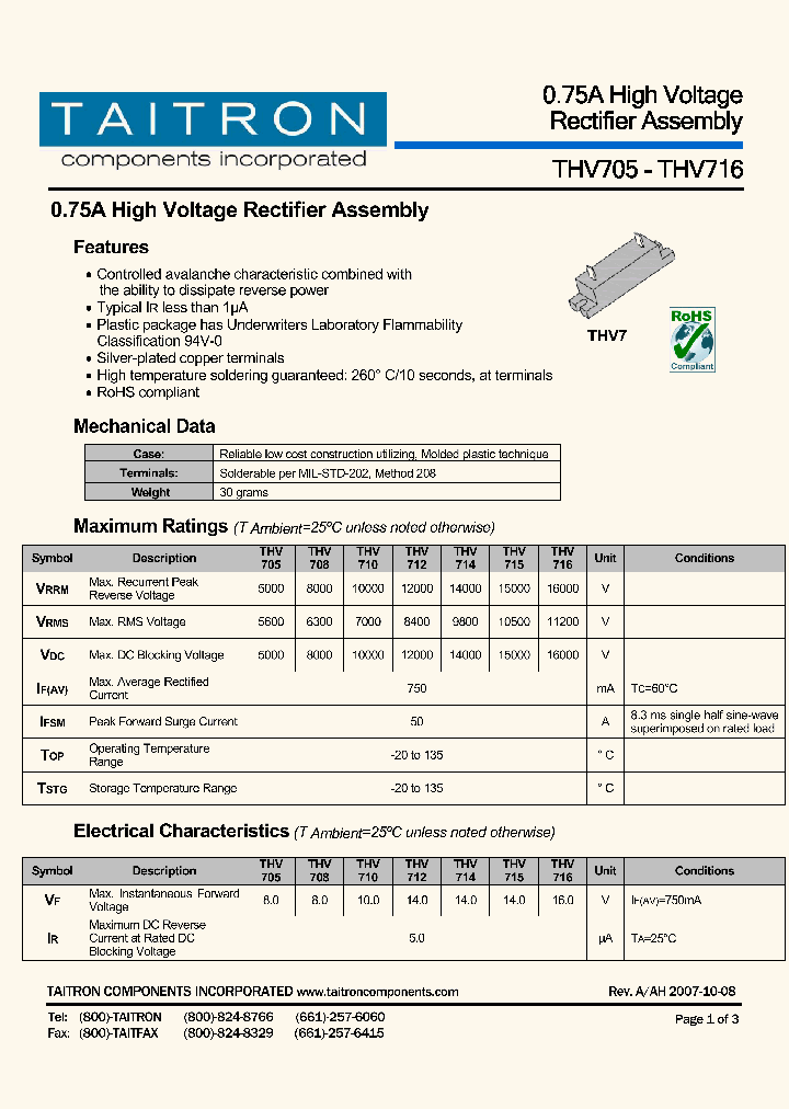 THV705_4321579.PDF Datasheet