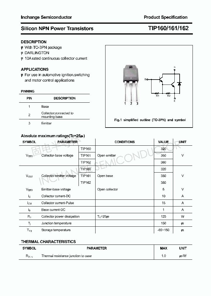 TIP160_4515955.PDF Datasheet