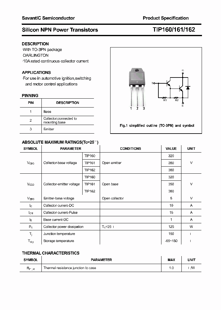 TIP160_4515956.PDF Datasheet