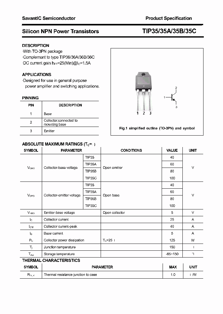 TIP35_4715363.PDF Datasheet