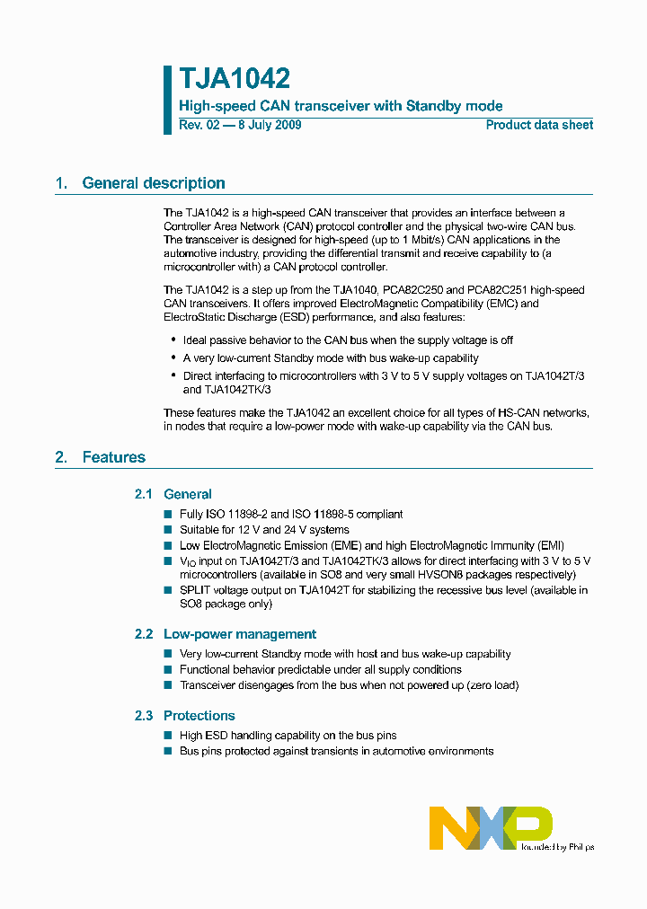TJA1042_4534657.PDF Datasheet