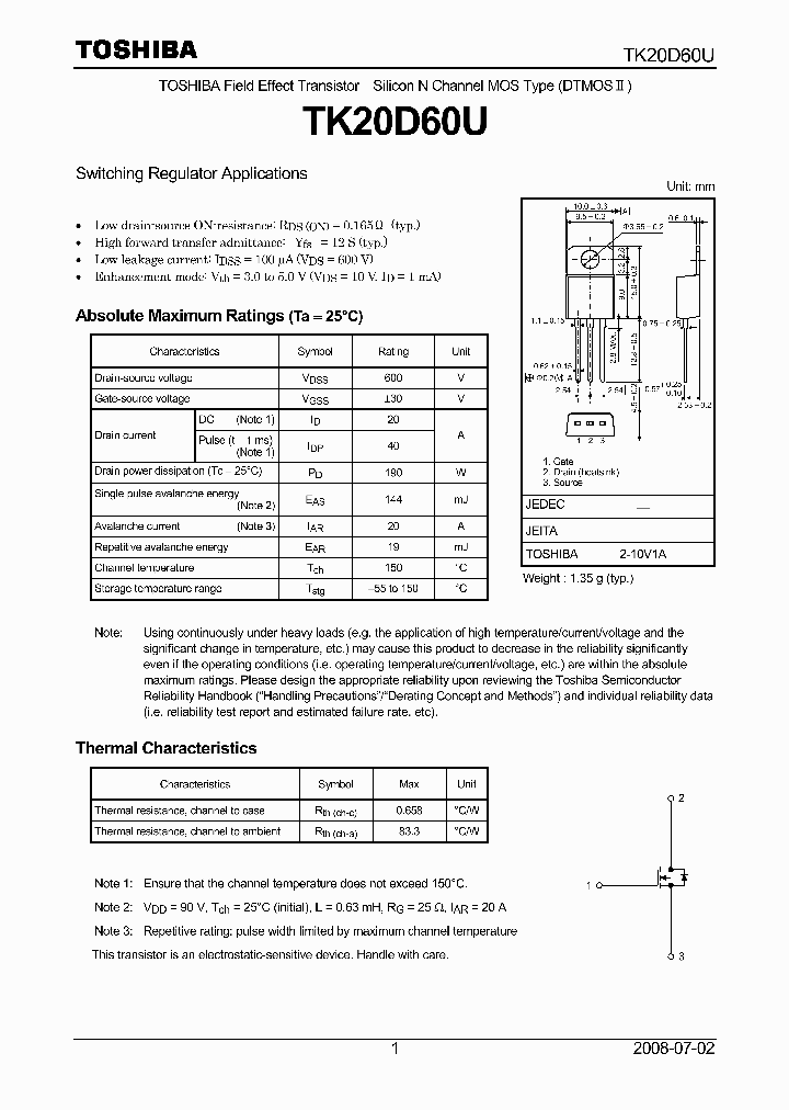 TK20D60U_4502320.PDF Datasheet