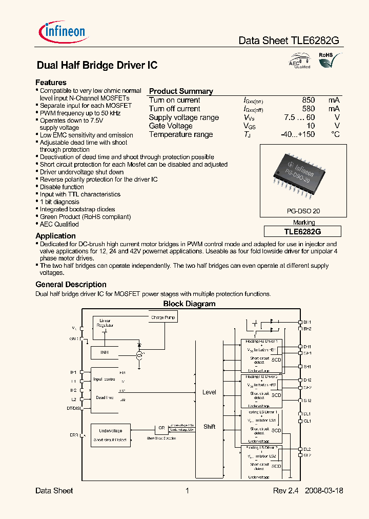 TLE6282G08_4918411.PDF Datasheet