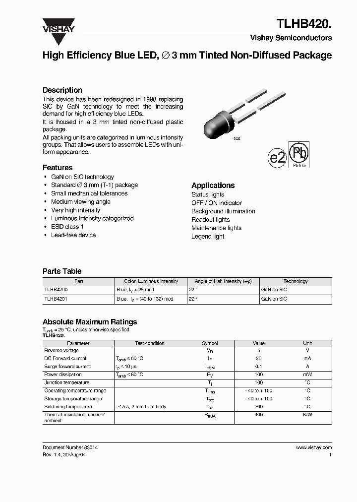 TLHB4200_4176490.PDF Datasheet