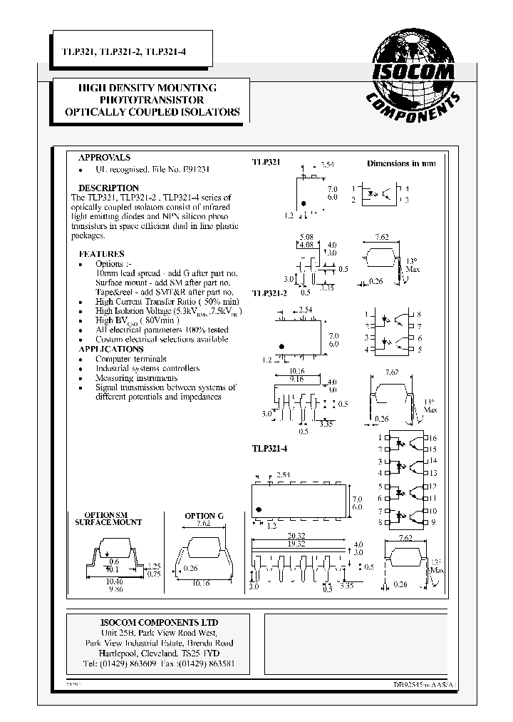 TLP321-2_4509109.PDF Datasheet