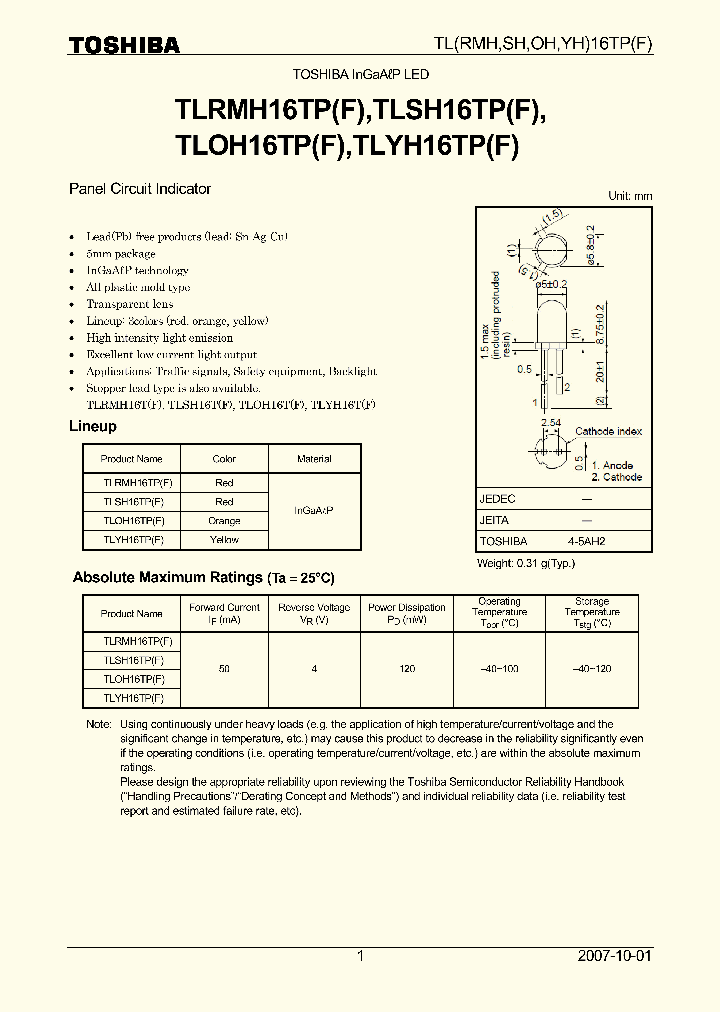 TLRMH16TP_4801221.PDF Datasheet