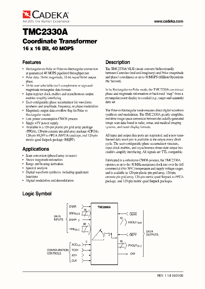 TMC2330AKEC1_4468056.PDF Datasheet