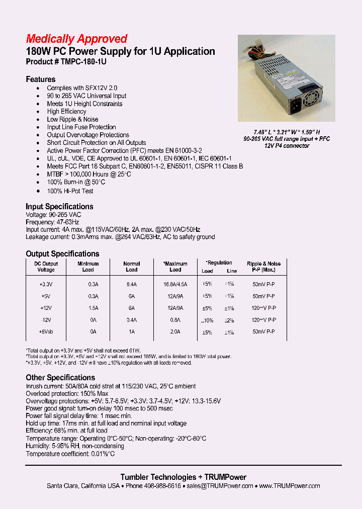 TMPC-180-1U_4521537.PDF Datasheet