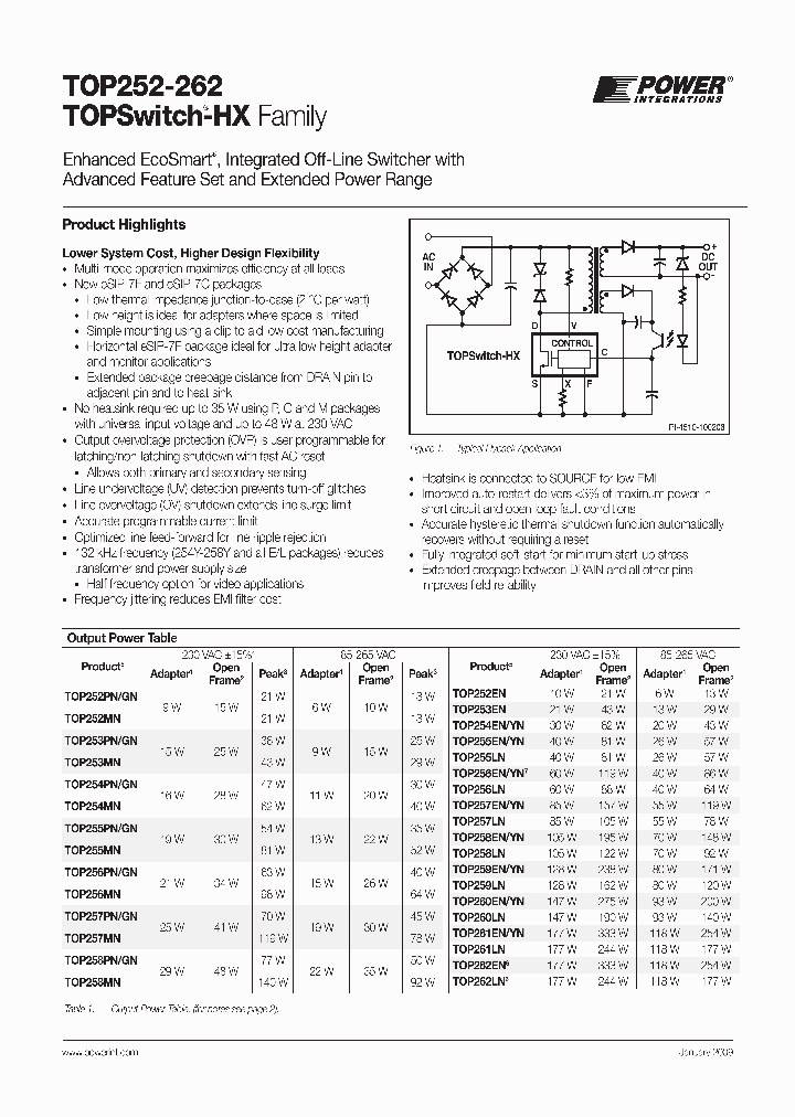 TOP262EN_4510256.PDF Datasheet