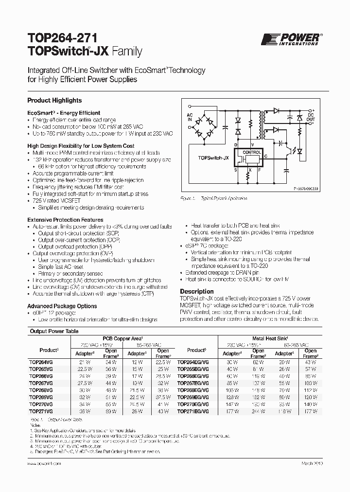 TOP271VG_4566270.PDF Datasheet