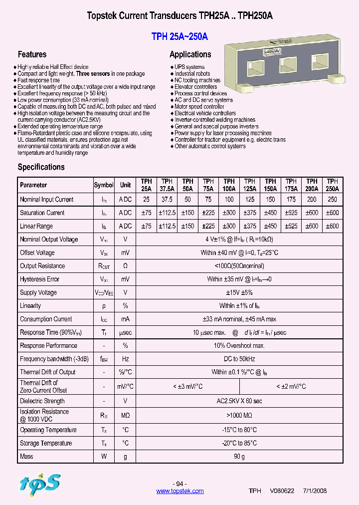 TPH100A_4596719.PDF Datasheet