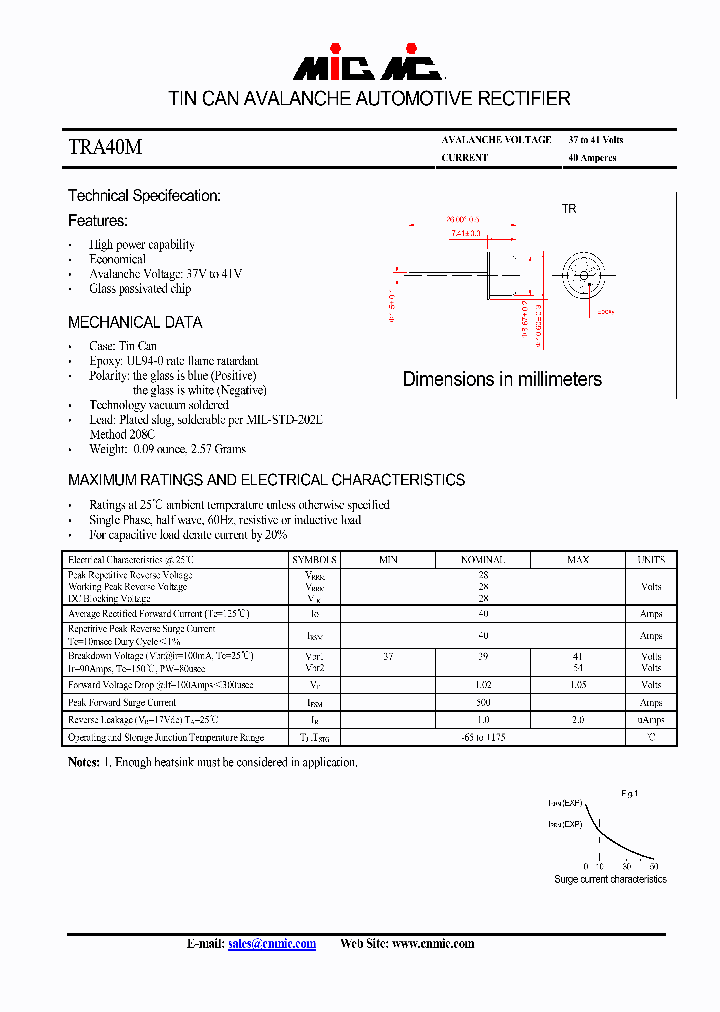 TRA40M_4436062.PDF Datasheet