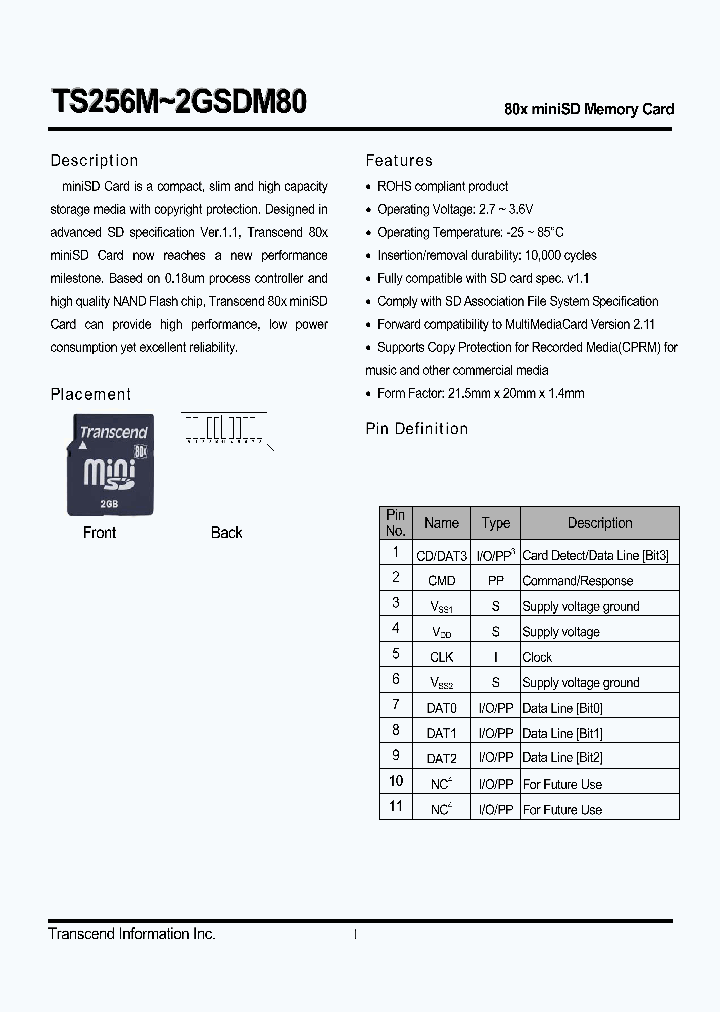 TS256MSDM80_4258954.PDF Datasheet