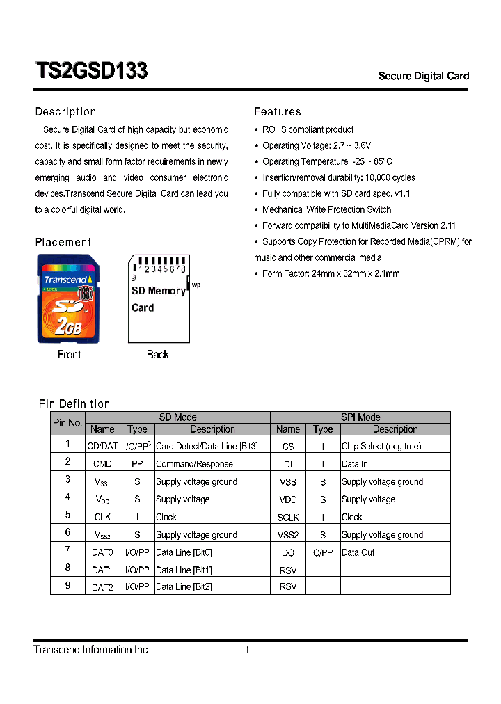 TS2GSD133_4373418.PDF Datasheet