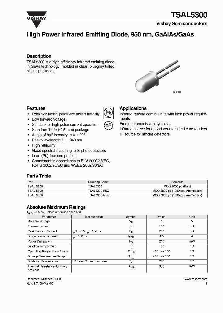 TSAL5300-FSZ_4718122.PDF Datasheet