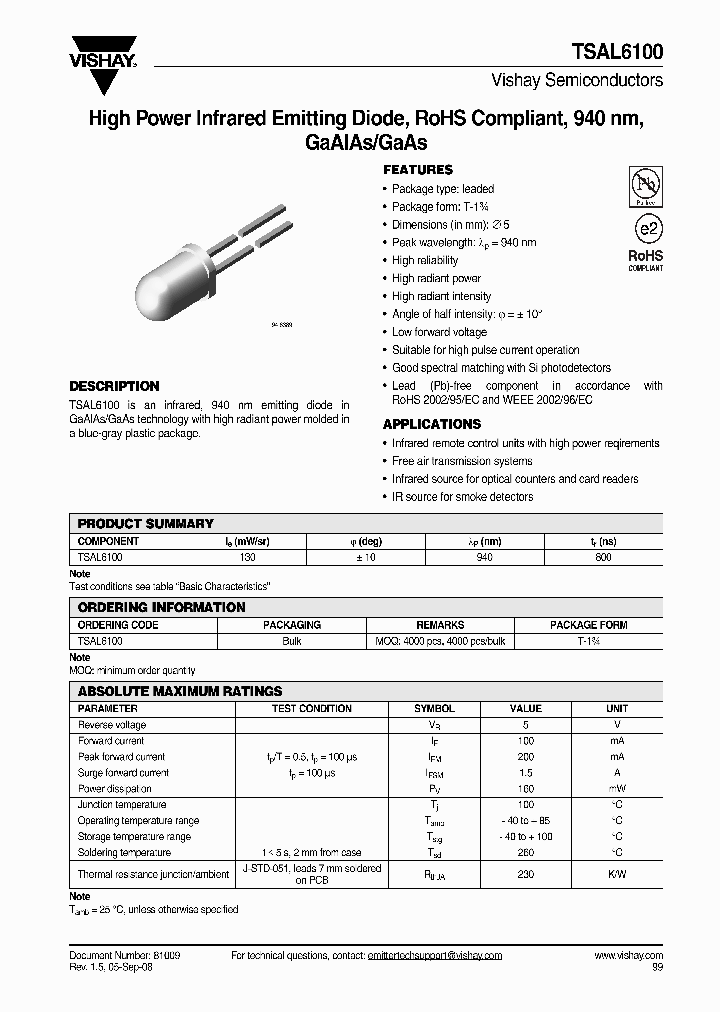 TSAL6100_4285252.PDF Datasheet