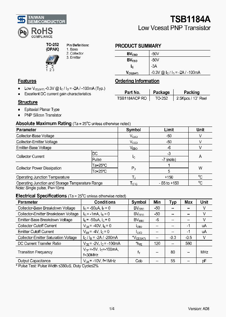 TSB1184A_4811811.PDF Datasheet