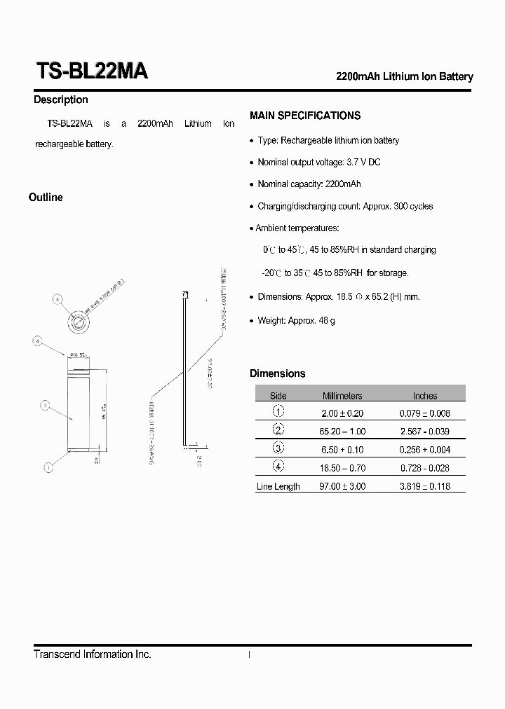 TS-BL22MA_4711312.PDF Datasheet