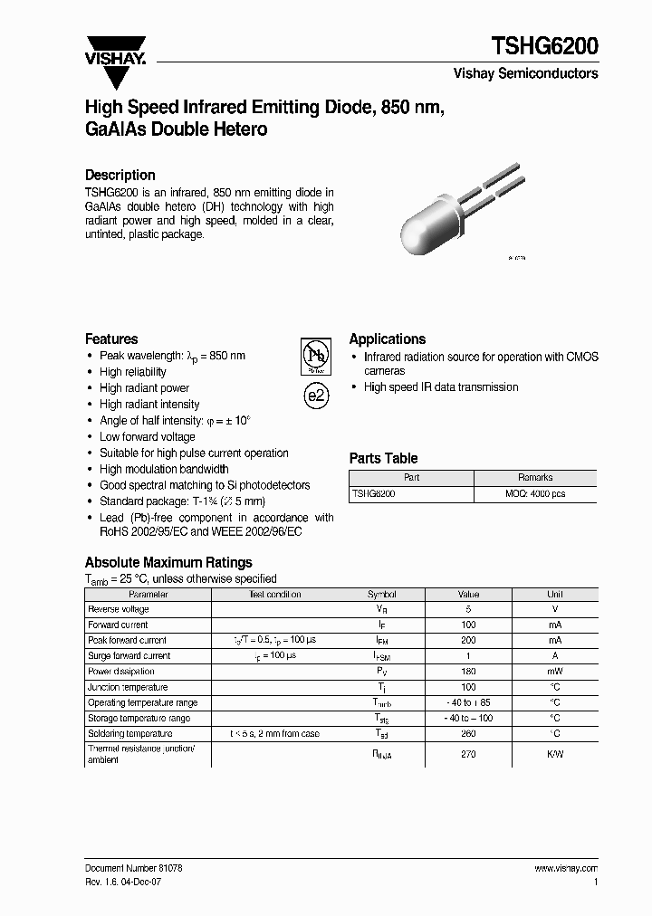 TSHG6200_4262003.PDF Datasheet