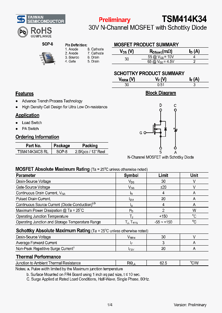 TSM414K34_4740781.PDF Datasheet