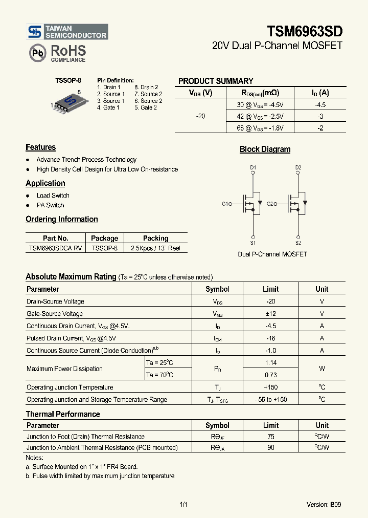 TSM6963SD_4613187.PDF Datasheet