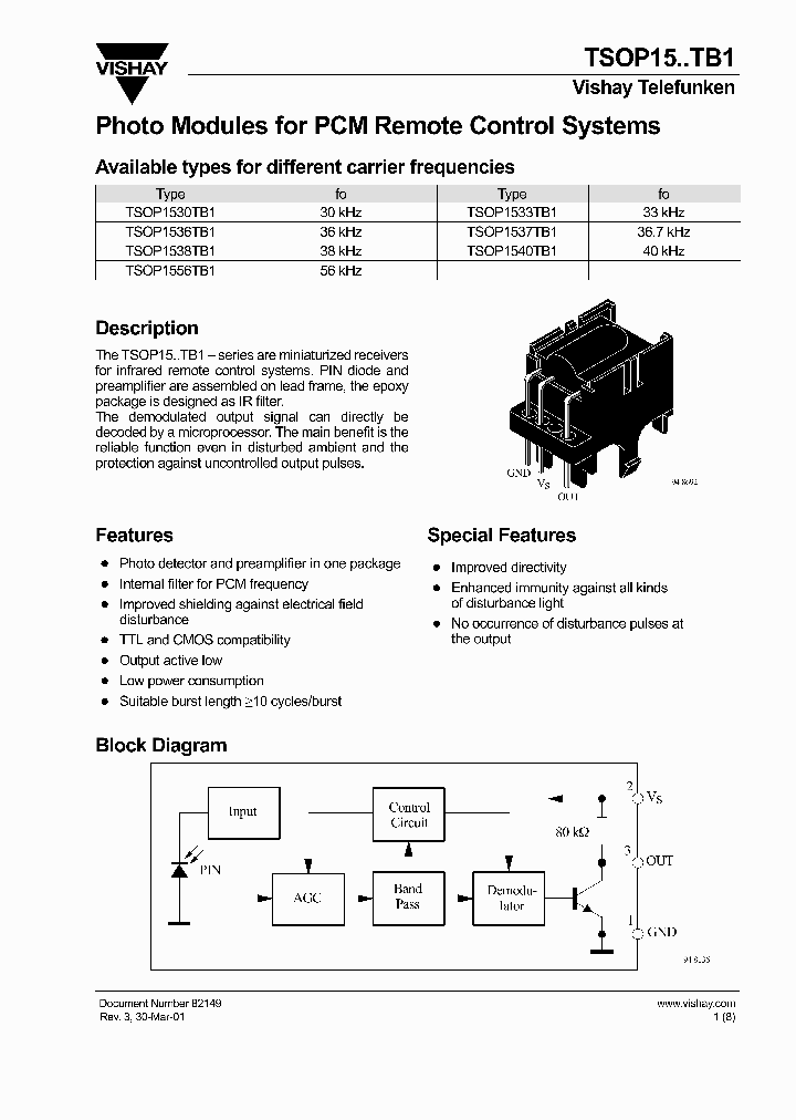 TSOP1533TB1_4904894.PDF Datasheet