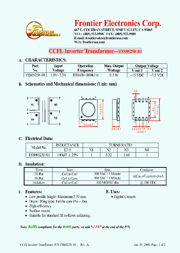 TSS0525F_4428650.PDF Datasheet