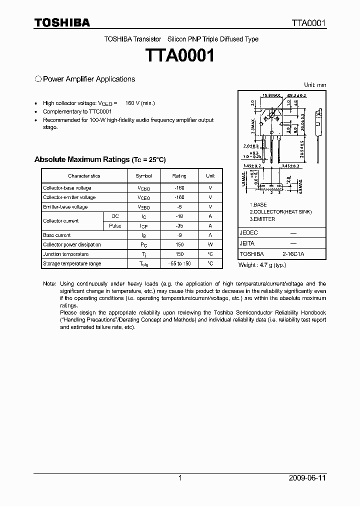 TTA0001_4555323.PDF Datasheet