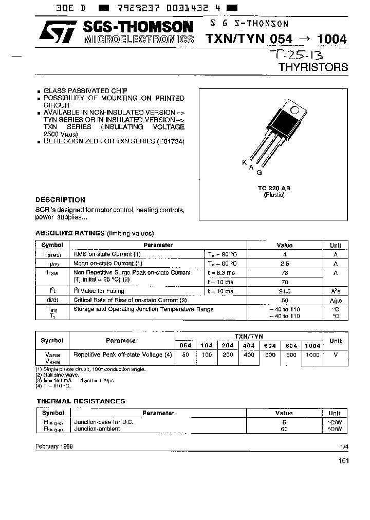 TYN604_4189998.PDF Datasheet