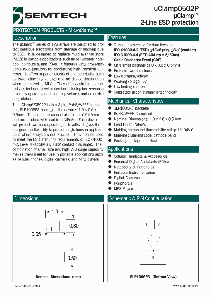 UCLAMP0502P_4267190.PDF Datasheet