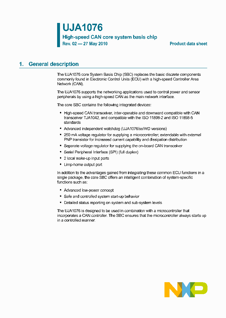 UJA1076_4689791.PDF Datasheet