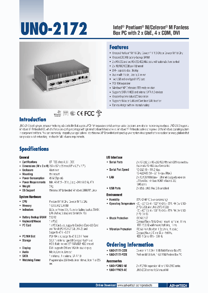UNO-2172_4781747.PDF Datasheet