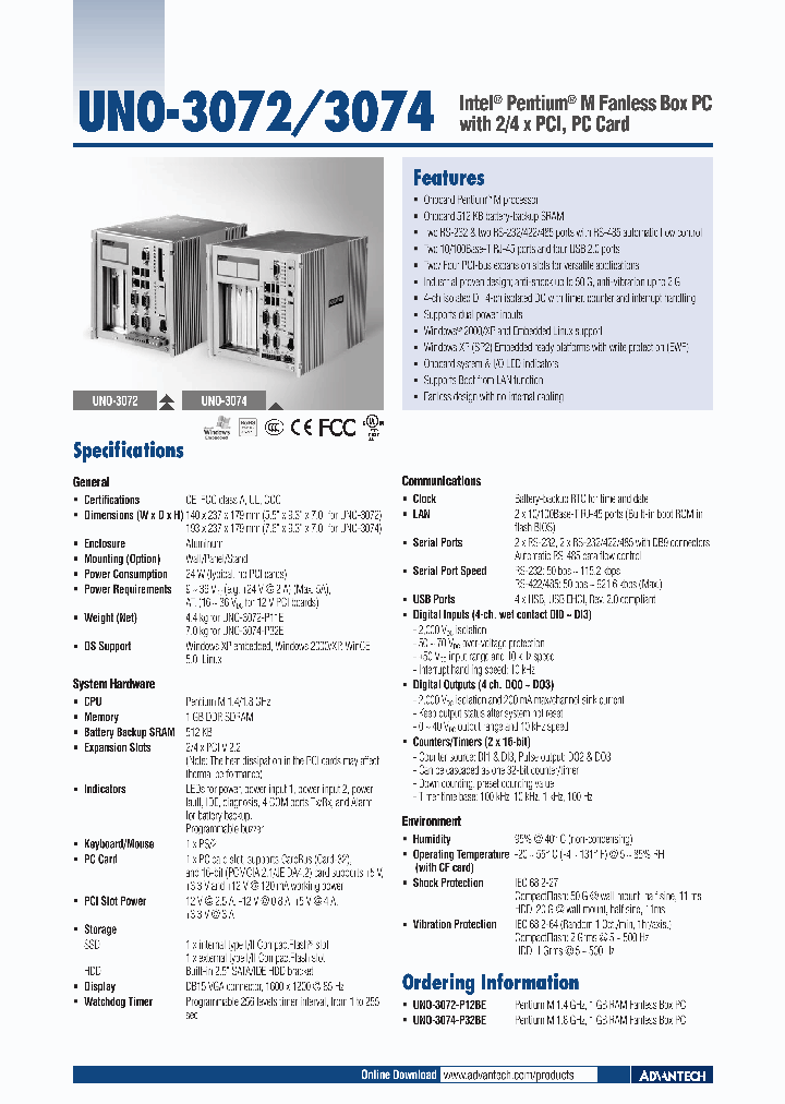 UNO-3074-P32BE_4775186.PDF Datasheet
