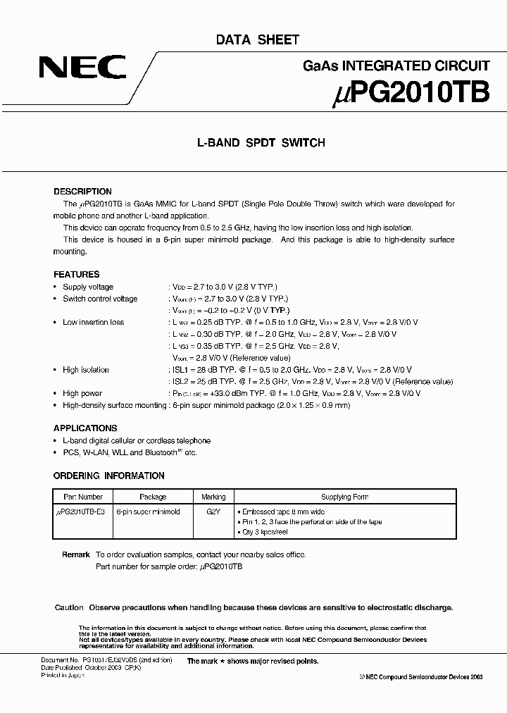 UPG2010TB_4537653.PDF Datasheet