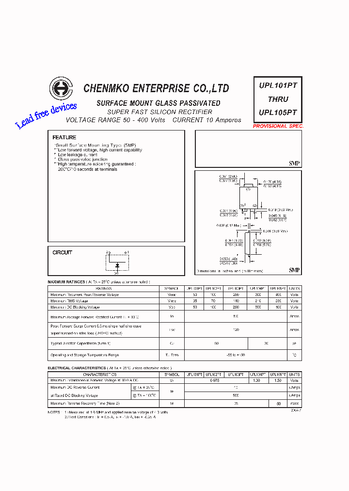 UPL101PT_4448948.PDF Datasheet
