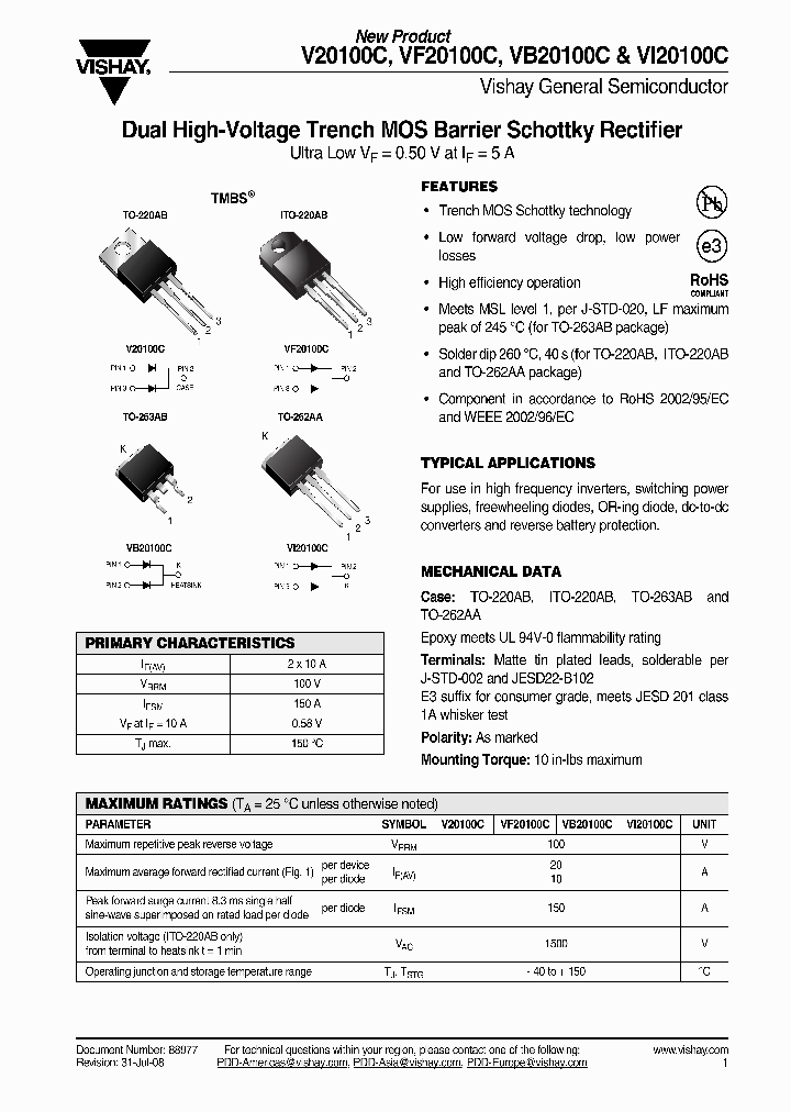 V20100C_4608834.PDF Datasheet