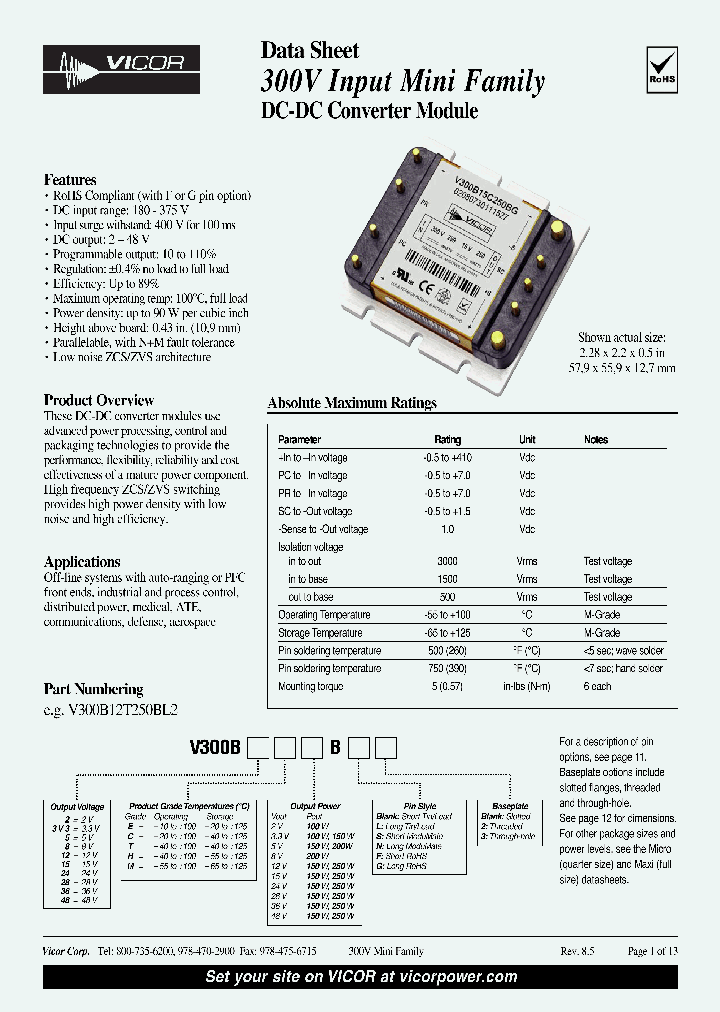 V300B28E150BF2_4477305.PDF Datasheet