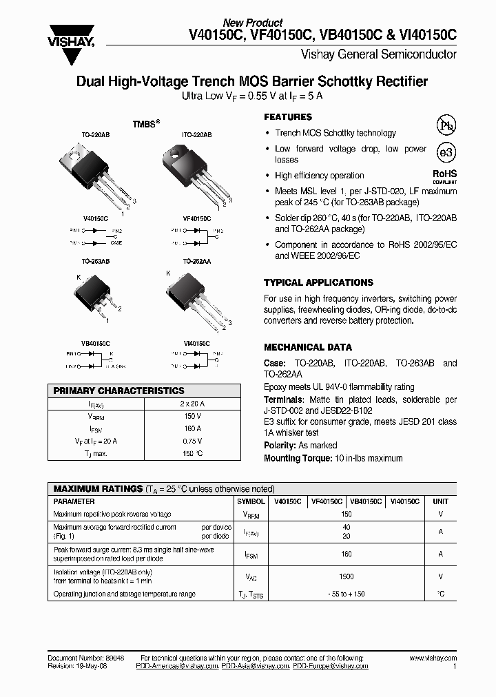 V40150C_4270285.PDF Datasheet