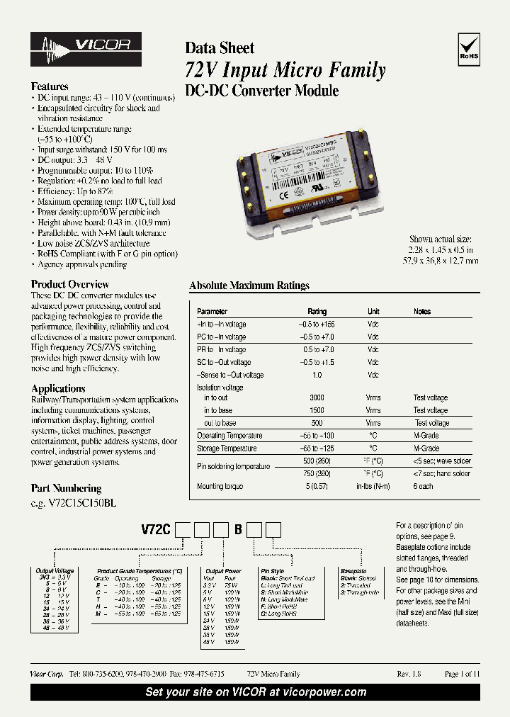 V72C28T150BF_4477806.PDF Datasheet