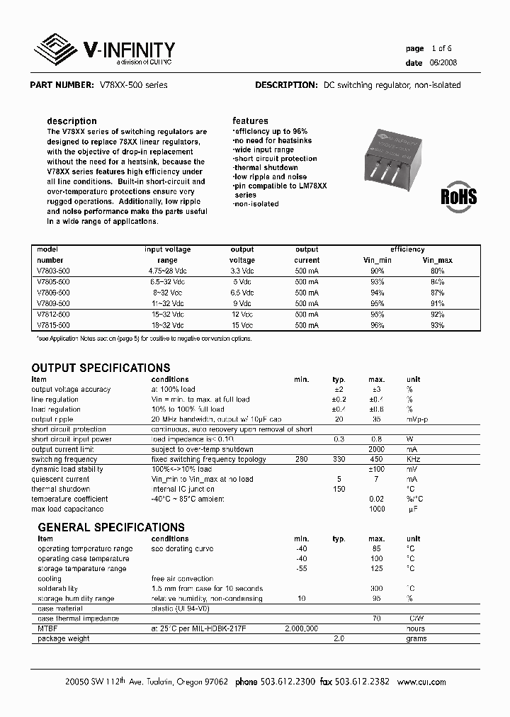 V7815-500_4700932.PDF Datasheet