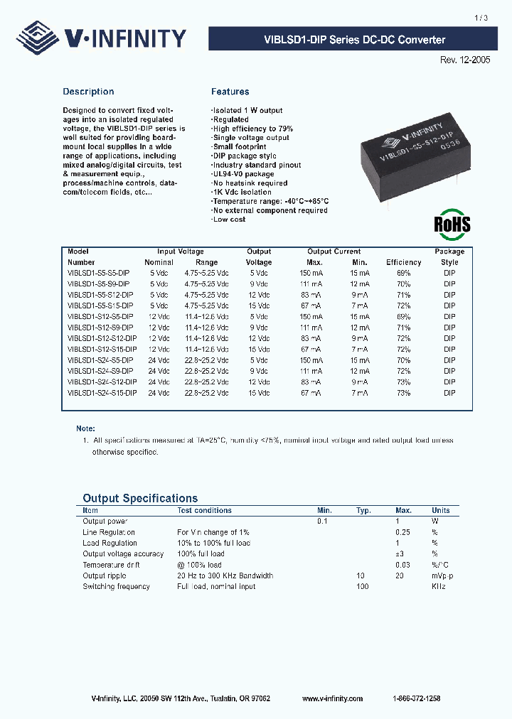VIBLSD1-DIP_4303294.PDF Datasheet