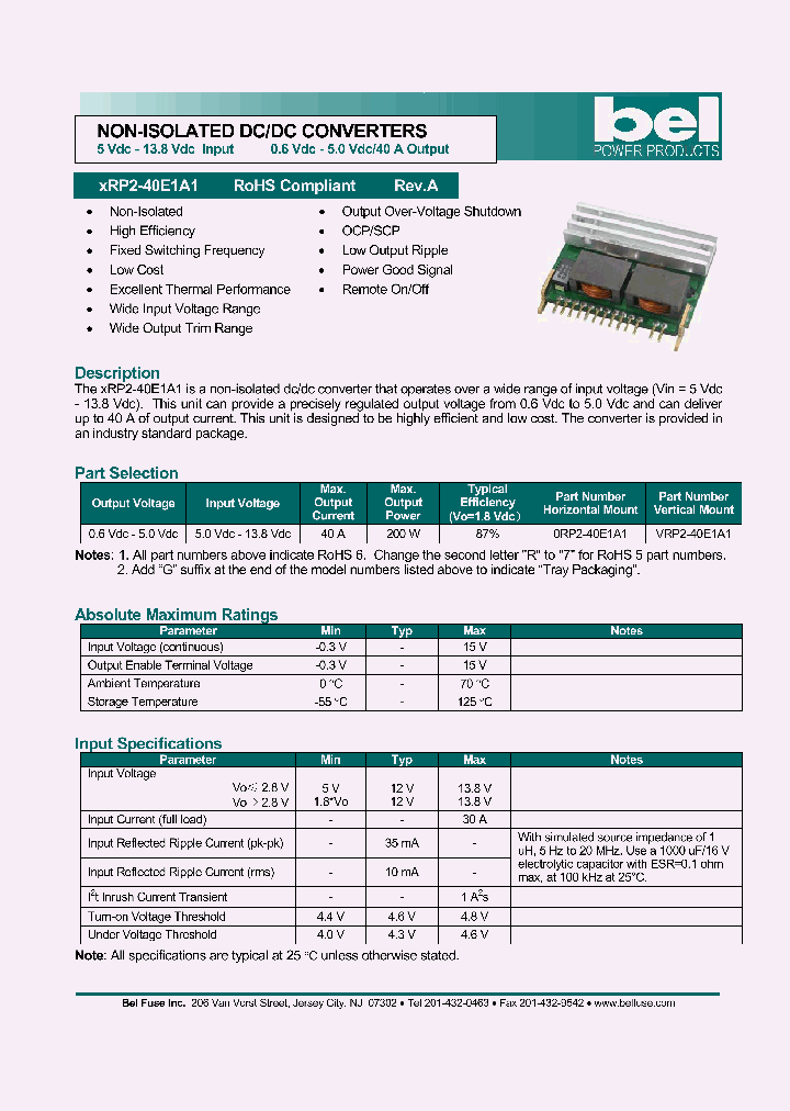 VRP2-40E1A1_4327209.PDF Datasheet